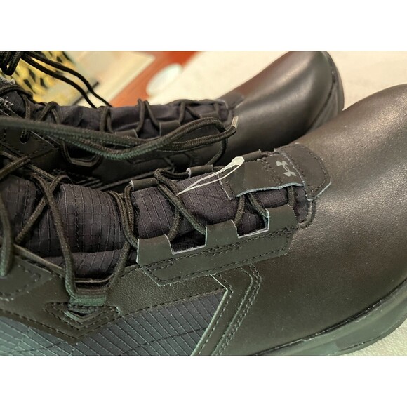 NEW UNDER ARMOUR MENS Black Stellar G2 8" Tactical Boot 3024946-001 Size 12 - Picture 6 of 15